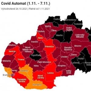 Covid mapa